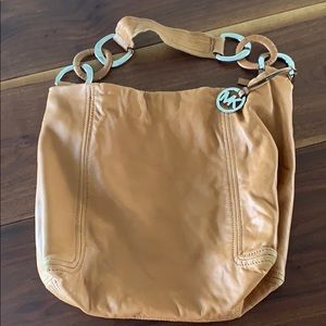 Michael Kors camel shoulder bag